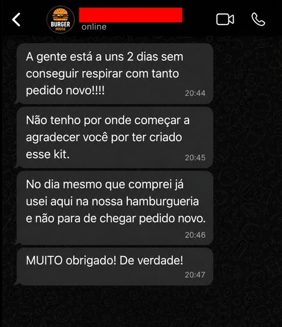 Depoimento de cliente